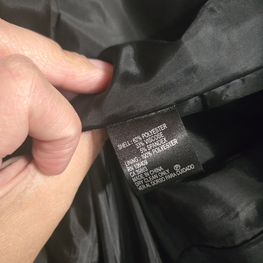 Alex Marie Black Blazer Size 10 - Picture 12 of 16